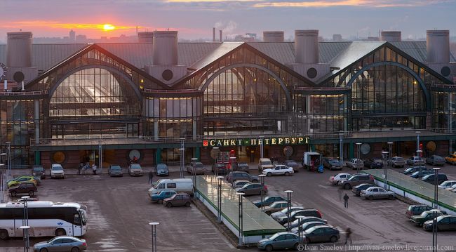 Ладожский вокзал в Санкт-Петербурге