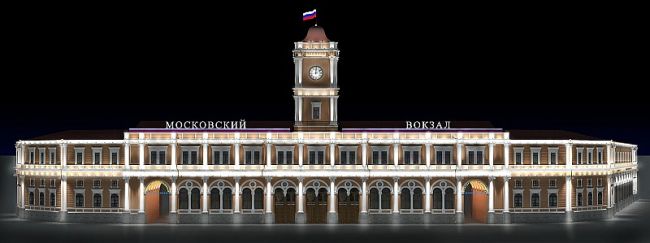 Московский вокзал в Санкт-Петербурге