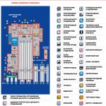 Схема Киевского вокзала в Москве