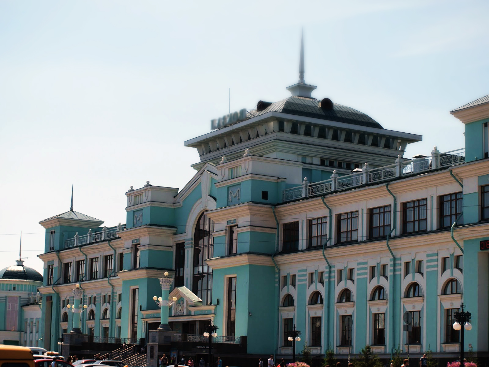 железнодорожный вокзал в омске